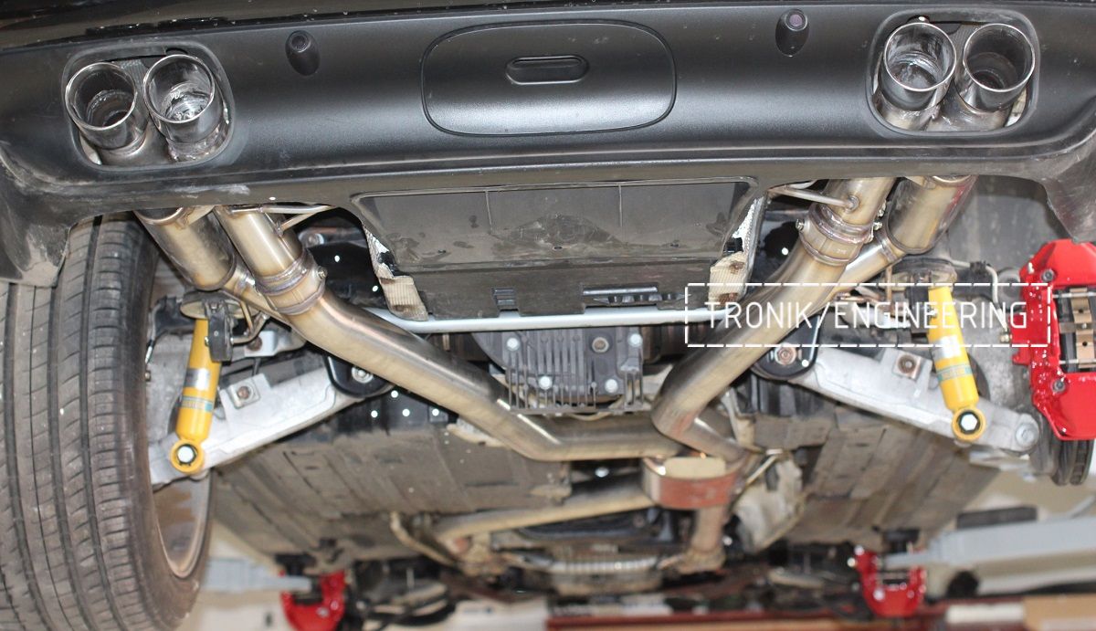 BMW X5 E53 exhaust system 3