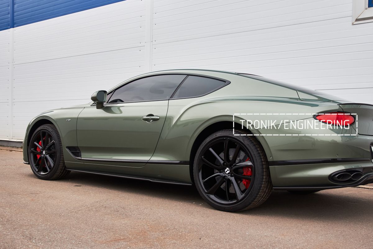 Установка карбон-керамической тормозной системы на Bentley Continental GT 2020. Фотография 38