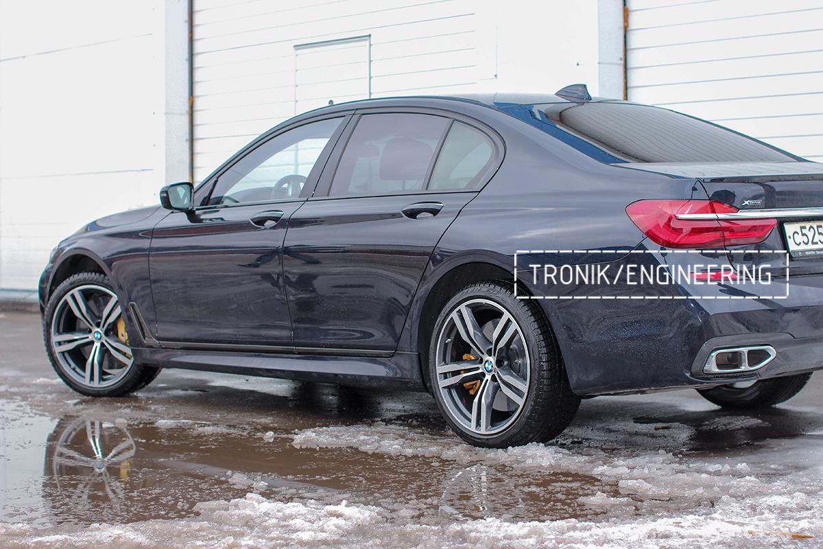Установленная тормозная система на BMW G11. Фото 4 Карбон-керамическая тормозная система установлена на BMW G11. Фото 4