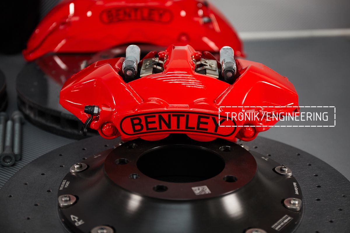 Карбон-керамические тормоза для Bentley Continental GT. Фото 6