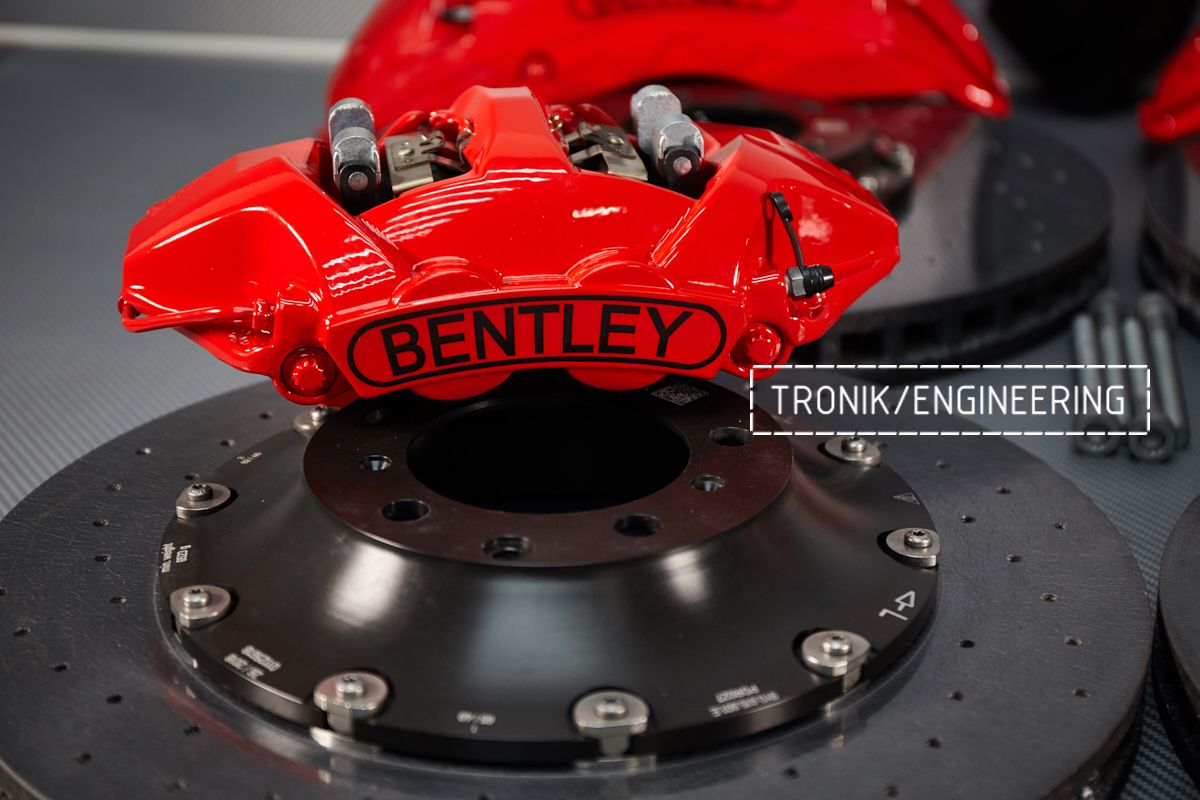 Карбон-керамические тормоза для Bentley Continental GT. Фото 5
