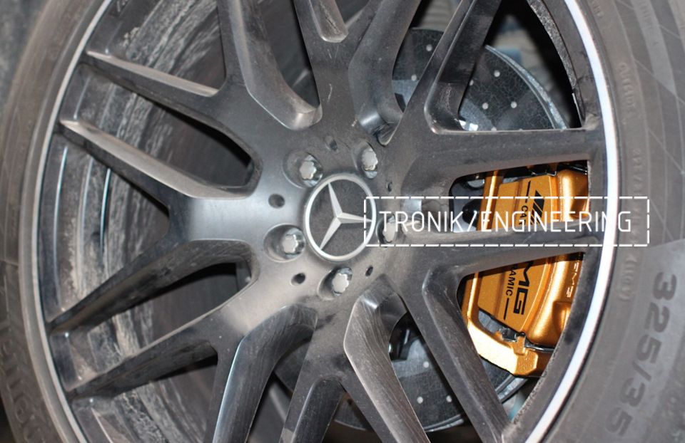 Carbon Ceramic Brakes Mercedes Benz GLE63 AMG. Фотография 16