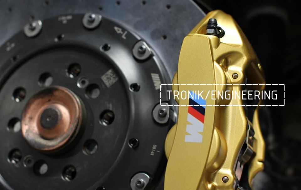 Карбон-керамическая тормозная система на BMW X5M F85. Фотография 12