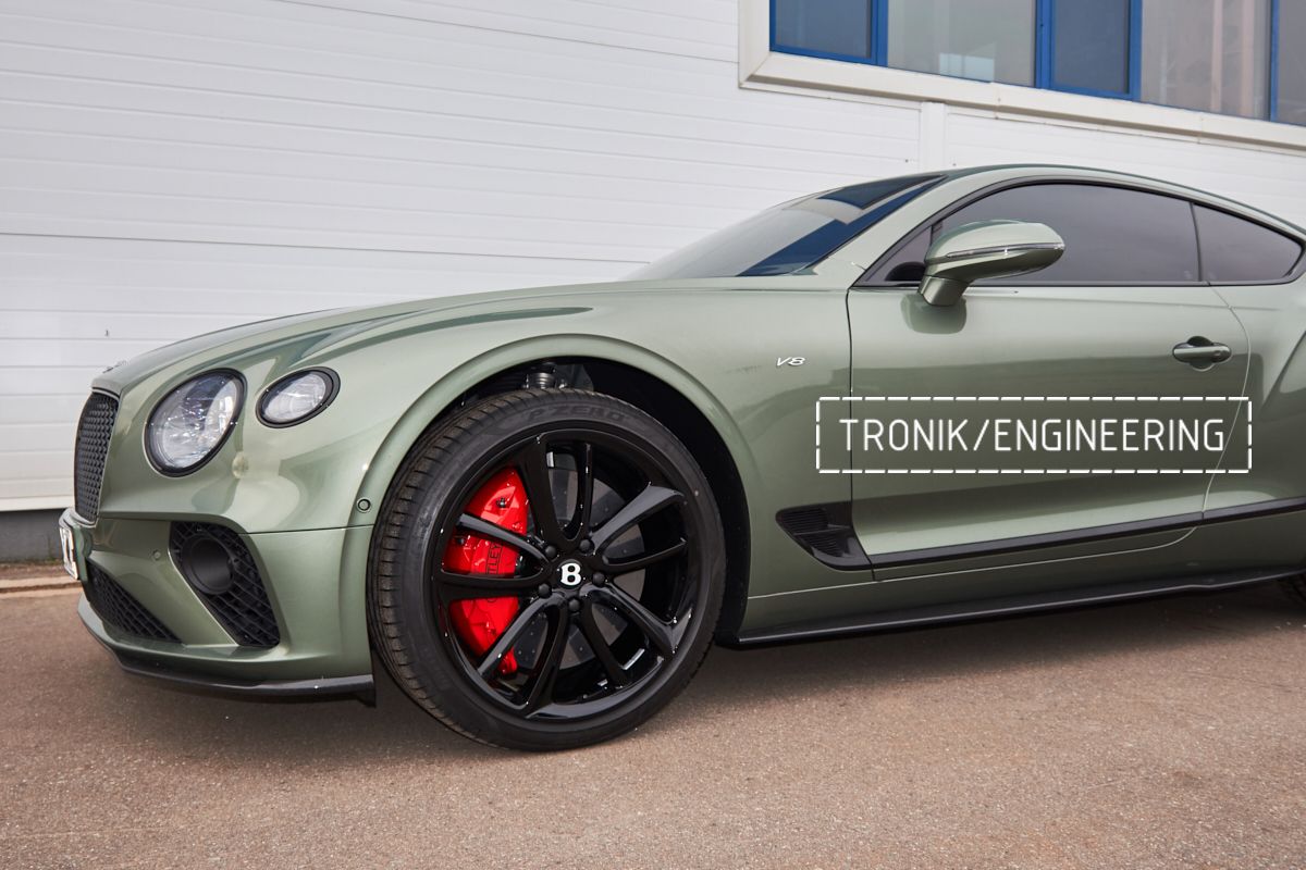 Установка карбон-керамической тормозной системы на Bentley Continental GT 2020. Фотография 40