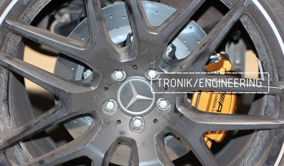 Carbon Ceramic Brakes Mercedes Benz GLE63 AMG. Фотография 15