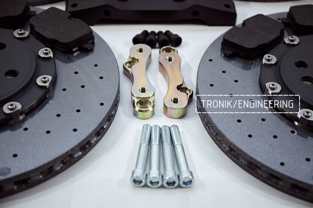 Полный комплект карбон-керамической тормозной системы для BMW G11/G30. Фото 4