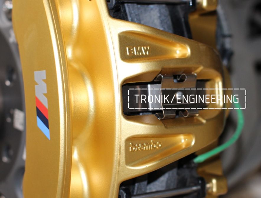 Карбон-керамическая тормозная система на BMW X5M F85. Фотография 5