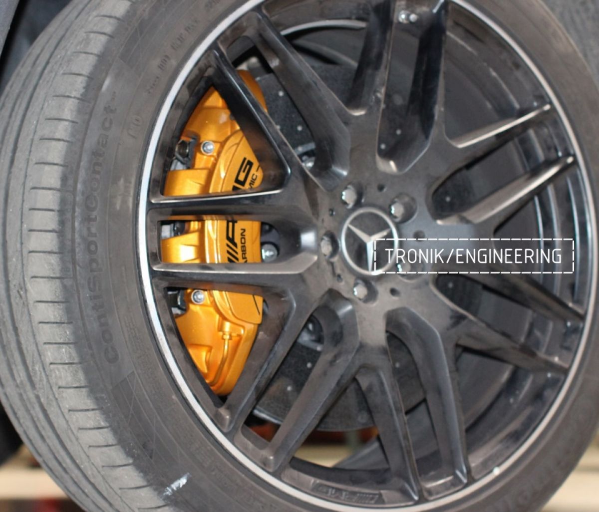 Carbon Ceramic Brakes Mercedes Benz GLE63 AMG. Фотография 19