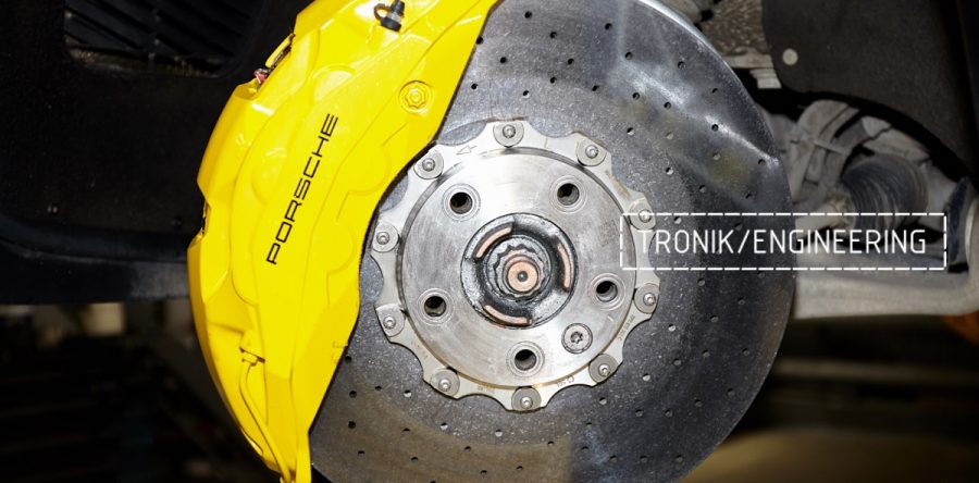 Апгрейд передних суппортов Porsche Cayenne