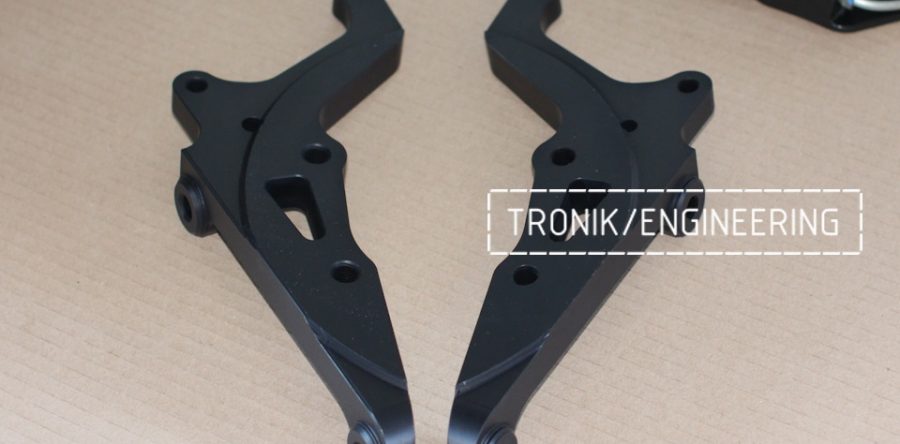 Разработка кронштейна BMW F10 для суппорта и сервопривода Rotora