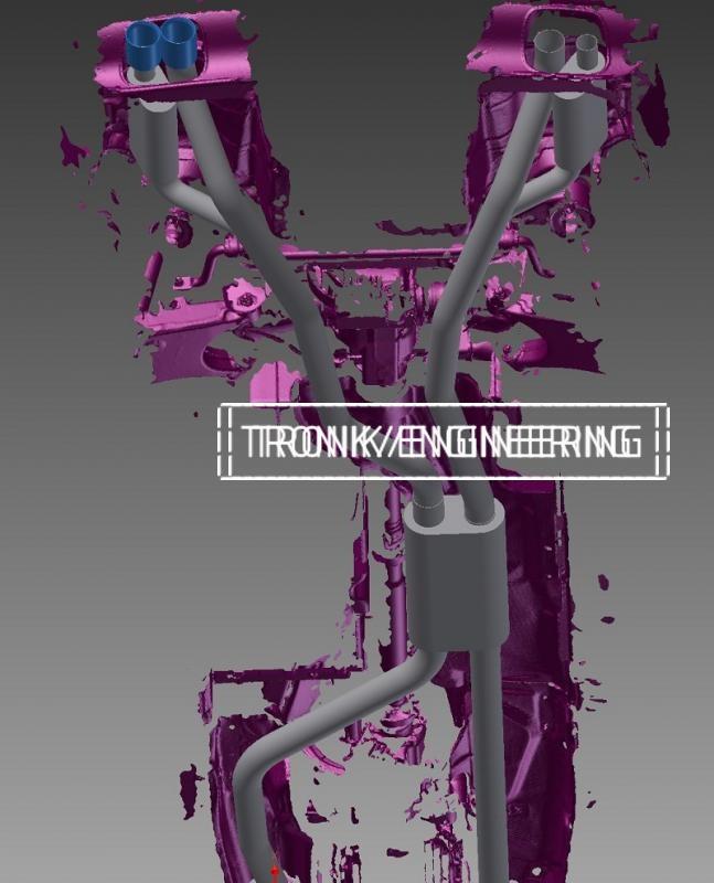 BMW X5 E53 exhaust system 3″