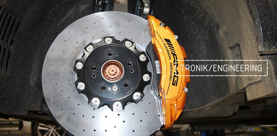 Карбон-керамическая тормозная система Mercedes-Benz GLC63 AMG