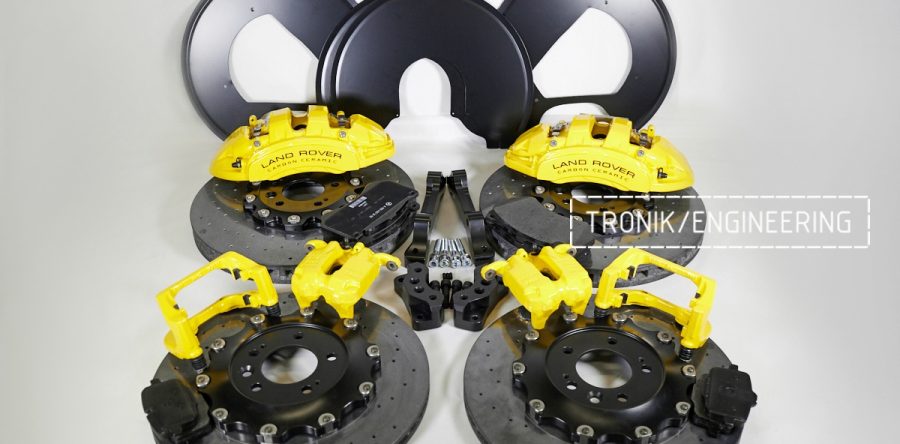 Карбон-керамическая тормозная система Land Rover SVR 2019. Место назначения – Англия