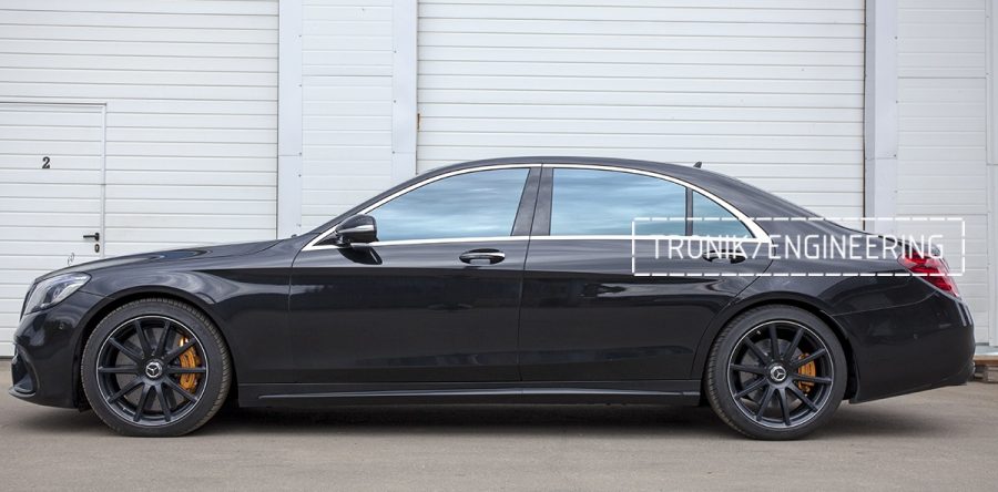 Карбон-керамическая тормозная система на Mercedes Benz S63AMG
