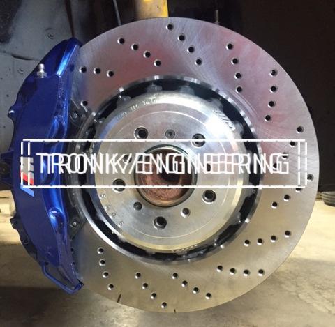 Тормозная система Brembo BMW E60 535D передняя ось