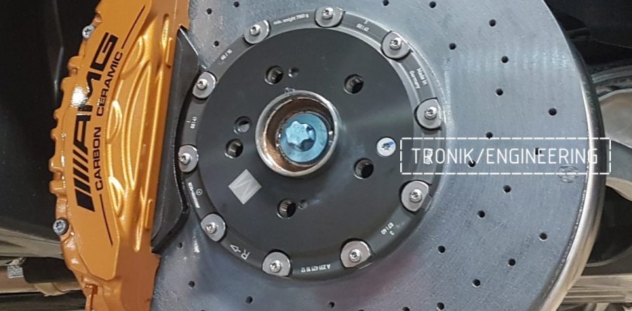 Карбон-керамическая тормозная система Mercedes Benz GLC63 AMG