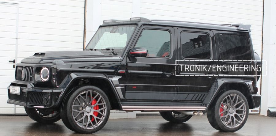 Установка карбоно-керамической тормозной системы на Mercedes-Benz G-Class W463.276