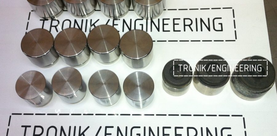 Проектирование и изготовление поршней из нержавеющей стали в скобу Brembo