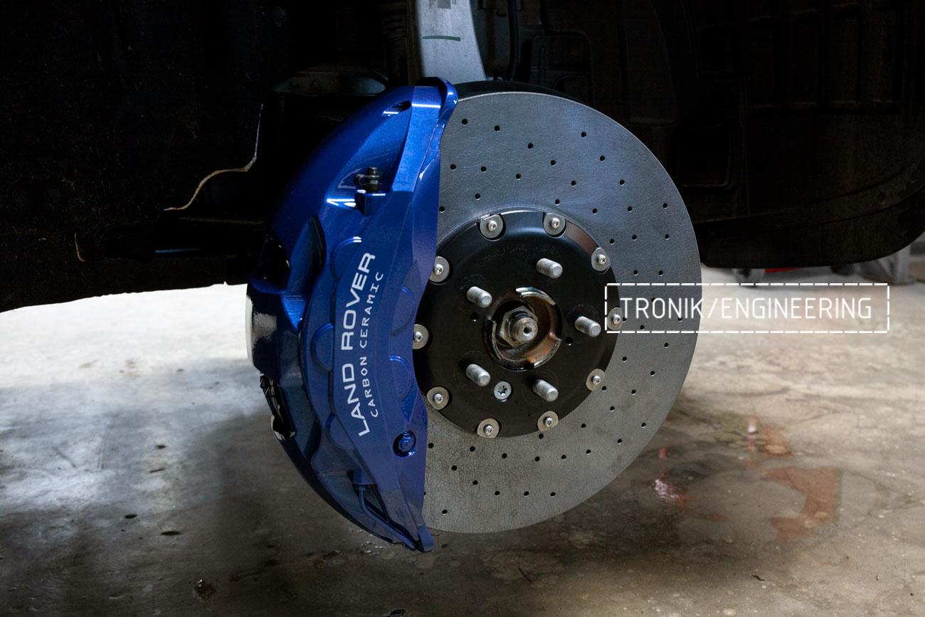 Land Rover Defender V8. Комплект карбон-керамической тормозной системы. Фото 13