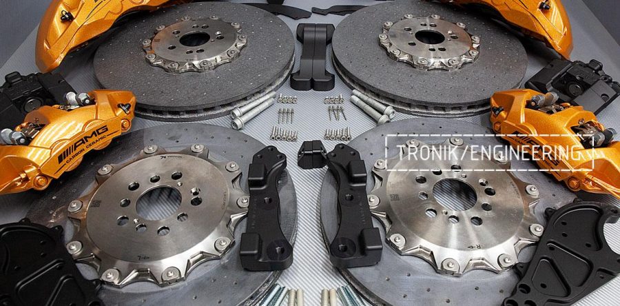 Комплект карбон-керамической тормозной системы на Mercedes-Benz W167 GLE