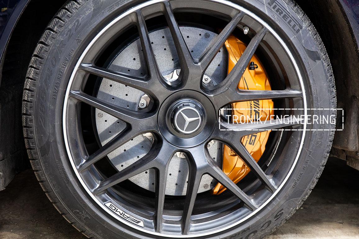 Комплект карбон-керамической тормозной системы Mercedes-Benz W167. Фото 10