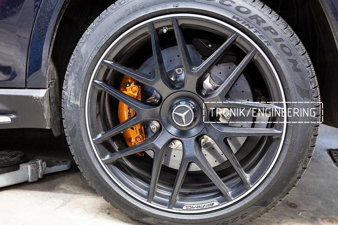 Комплект карбон-керамической тормозной системы Mercedes-Benz W167. Фото 8
