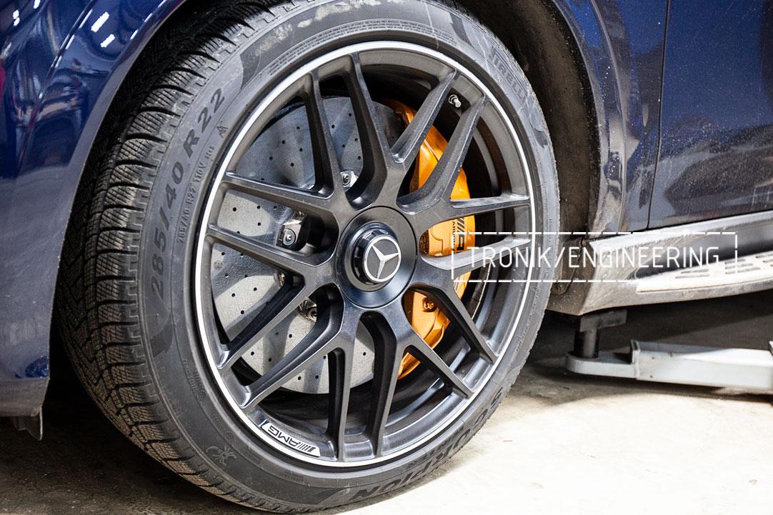Комплект карбон-керамической тормозной системы Mercedes-Benz W167. Фото 7