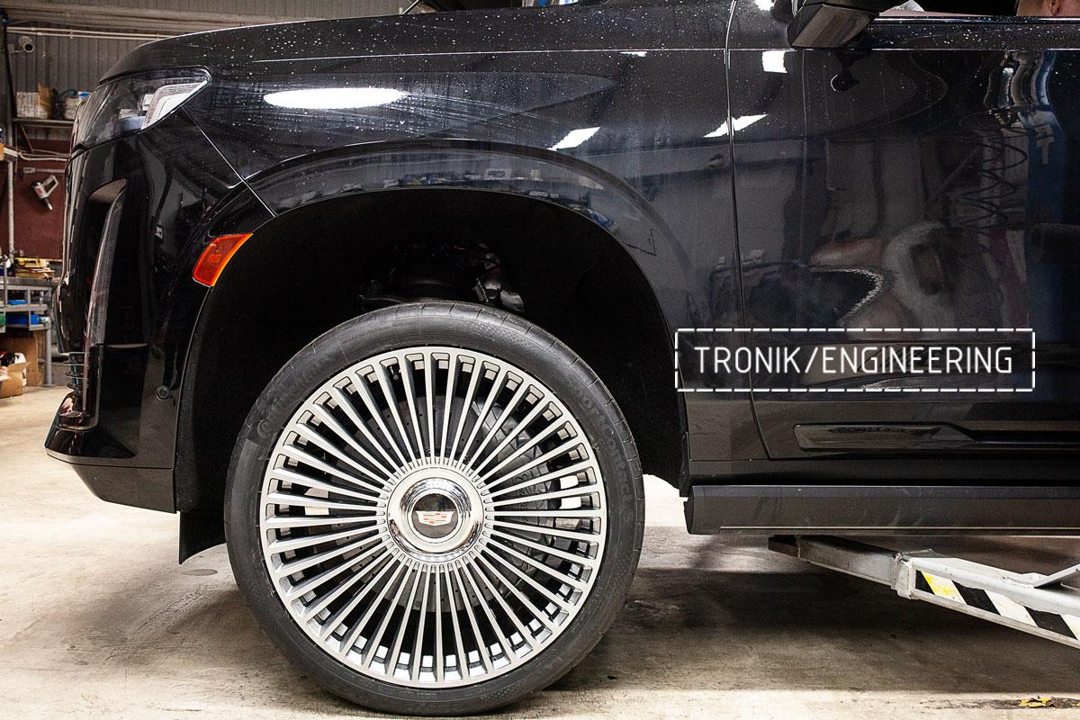 Карбон-керамическая тормозная система Cadillac Escalade. Фото 7