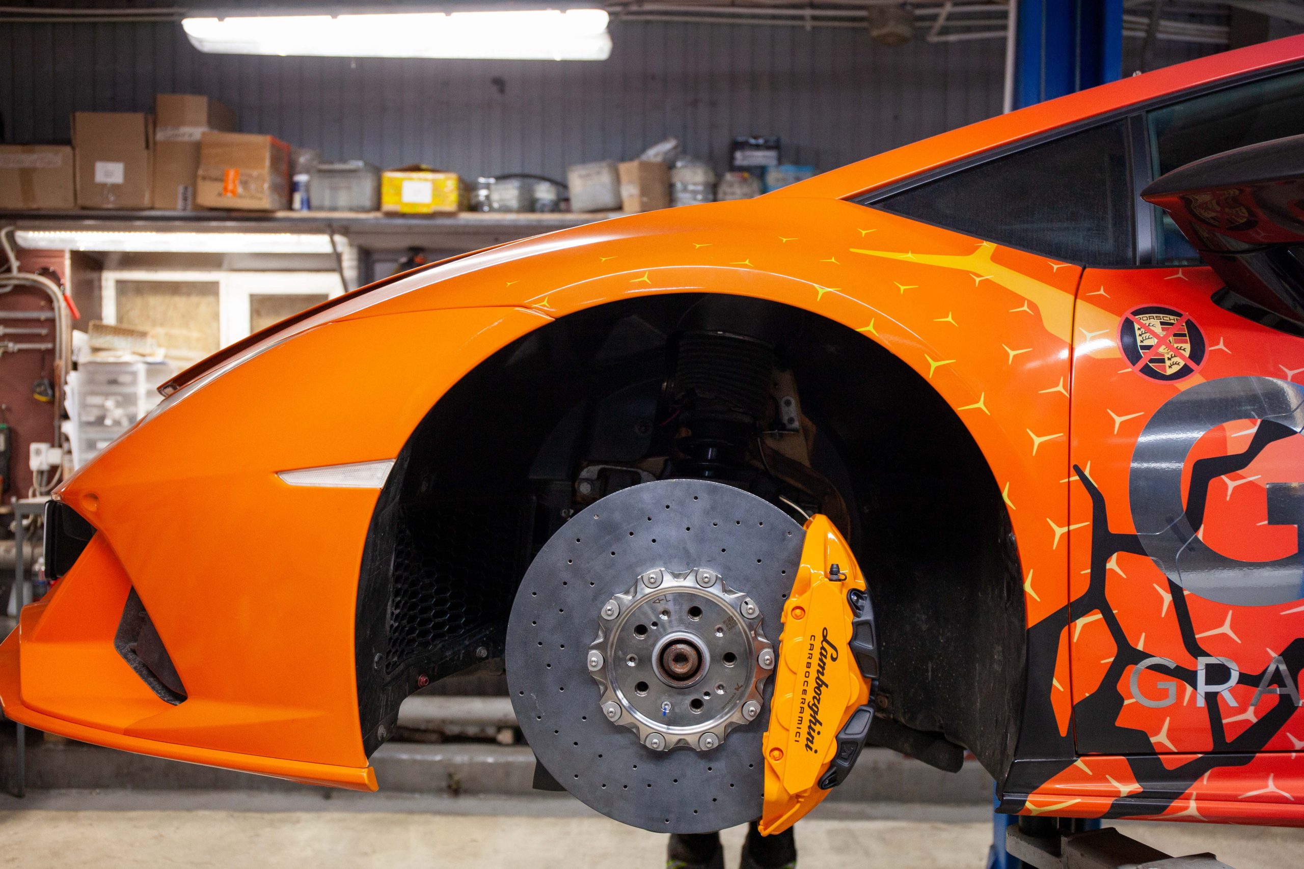 Карбон-керамическая тормозная система для Lamborghini Huracan. Фото 23