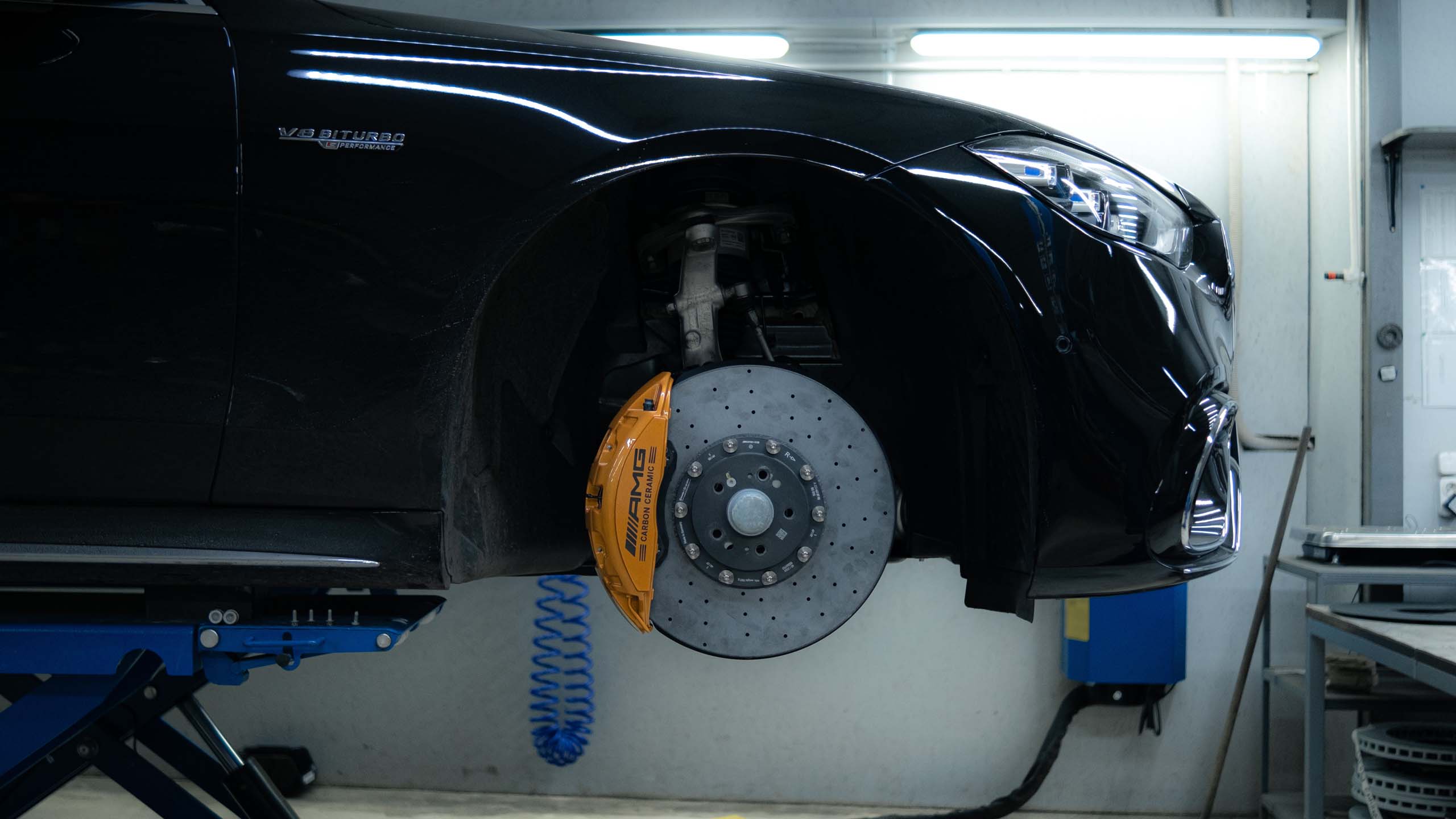 Карбон-керамическая тормозная система для Mercedes-Benz W223. Фото 1 Карбон-керамическая тормозная система для Mercedes-Benz W223. Фото 1