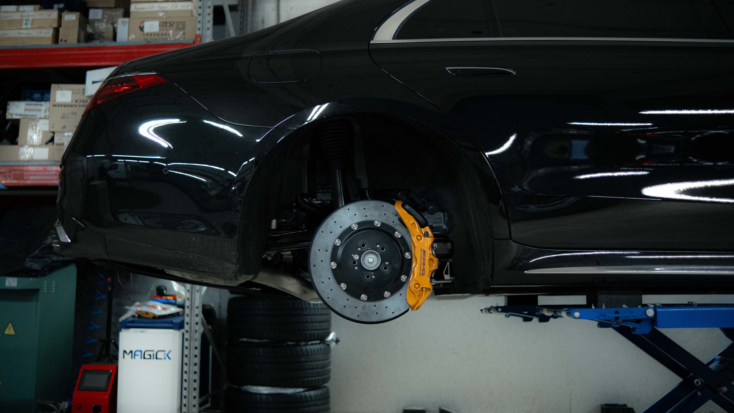 Карбон-керамическая тормозная система для Mercedes-Benz W223. Фото 6 Карбон-керамическая тормозная система для Mercedes-Benz W223. Фото 6